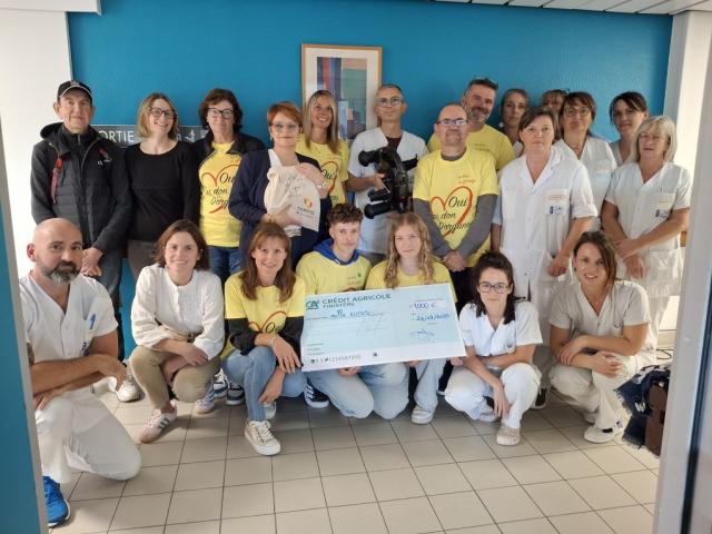 Les représentants des Kilomètres du fil rouge ont rencontré l’équipe de la Cavale Blanche mercredi 24 septembre 2025 (Les Kms Du Fil Rouge)